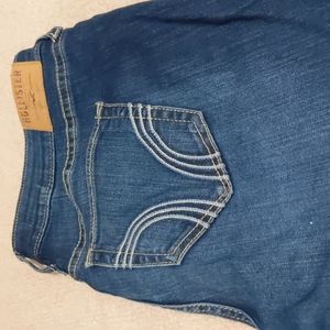 Hollister 5R stretchy dark wash skinny jeans